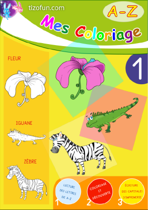 Coloriages et Écriture Capitale Maternelle