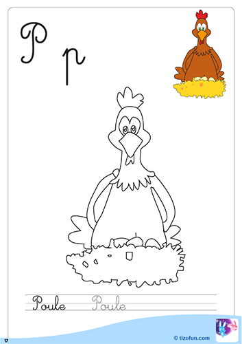 Coloriage Maternelle CP et écriture cursive