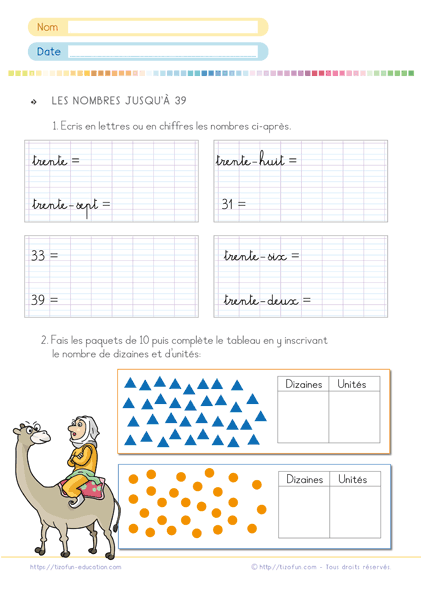 exercices de numération