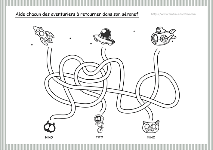 Parcours Maternelle - labyrinthe 2