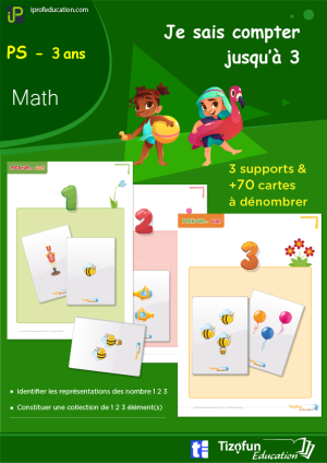Jeu de cartes pour compter en Maternelle - Pick Up Go