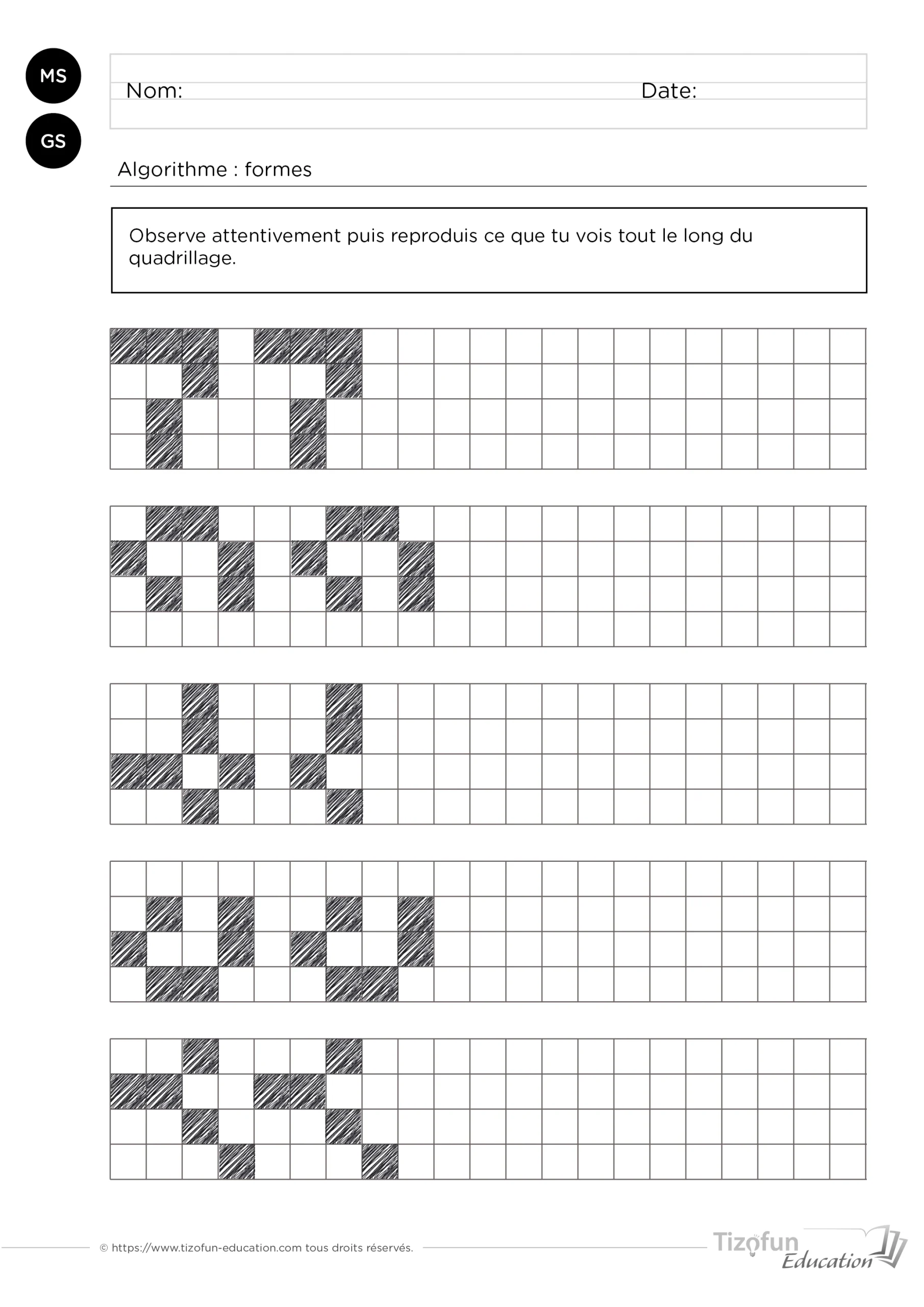 Séquences et répétitions en maternelle